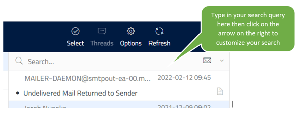 How to Search for Emails on Best4mailing Webmail