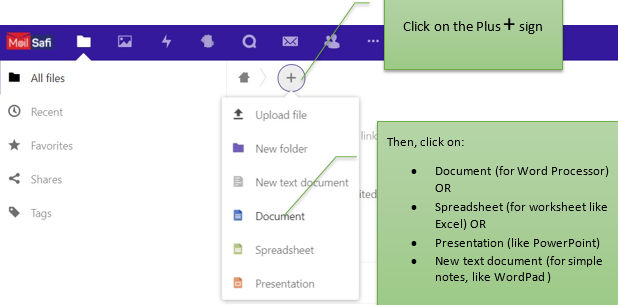 Best4mailing create new document