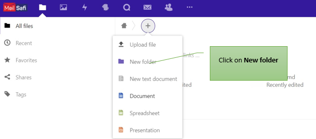 Best4mailing create new folder | Collaboration