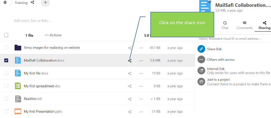 Best4mailing share document