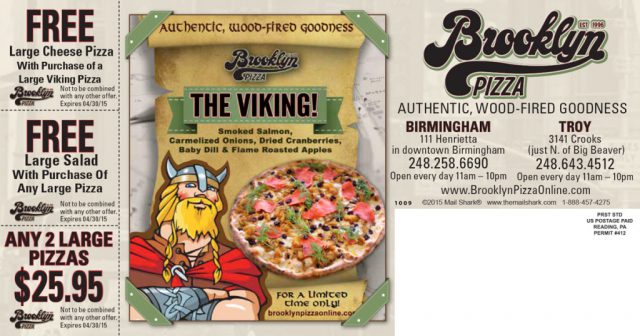 Brooklyn Pizza Postcard