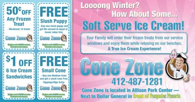 Cone Zone Postcard Scratch-Off