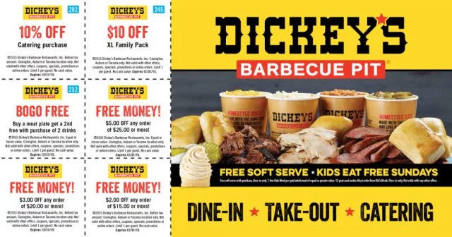 Dickey's Barbecue Pit Postcard Scratch-Off