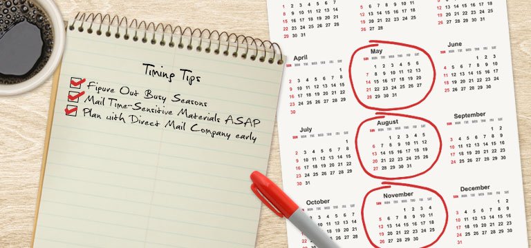 direct mail timing tips