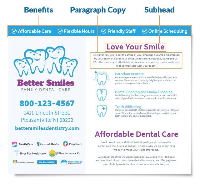 Jumbo Postcard with Copy Elements