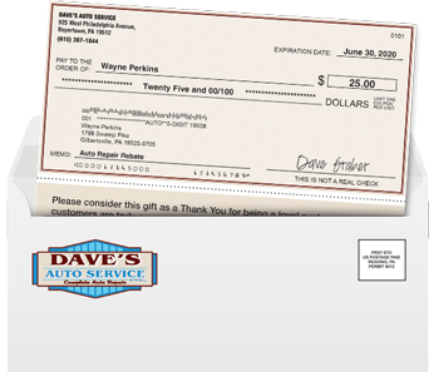 Automotive Letter Mailer