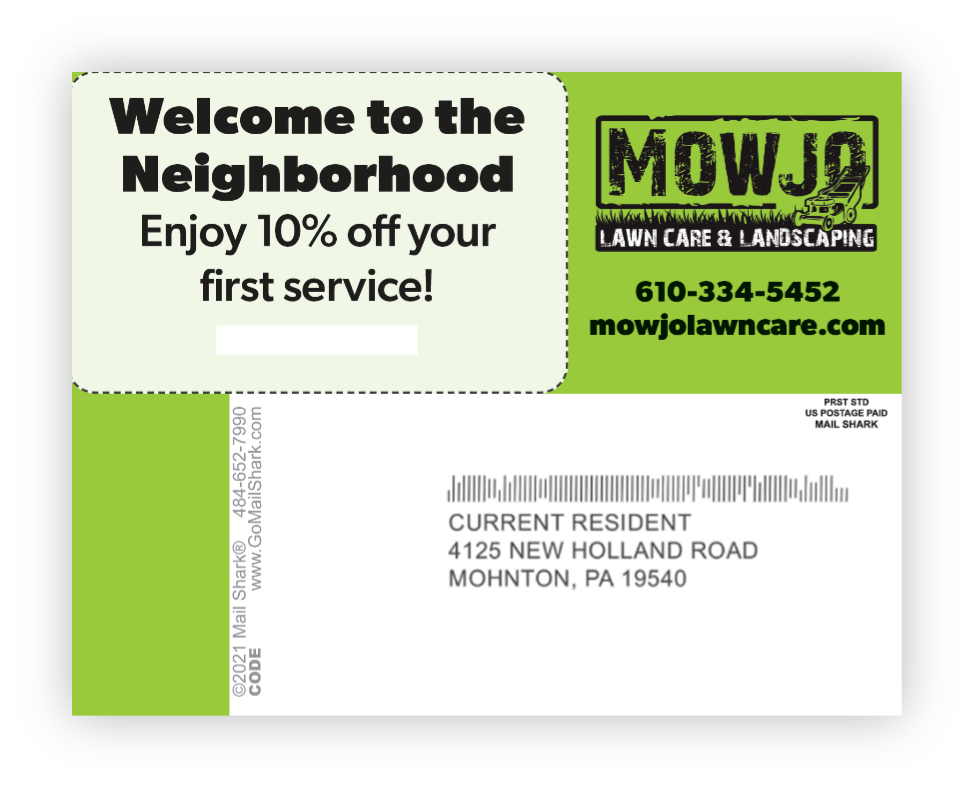 Home Services Industry Plastic New Mover Mailer