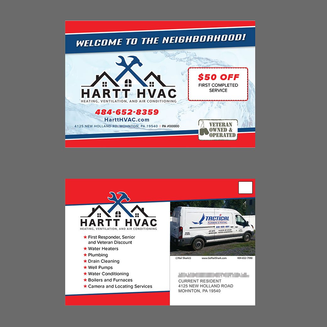HVAC Paper New Mover Mailer Example