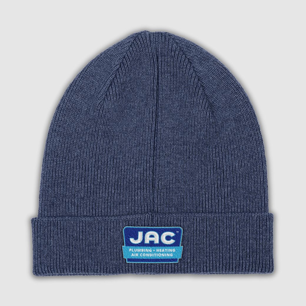 Embroidered beanie example