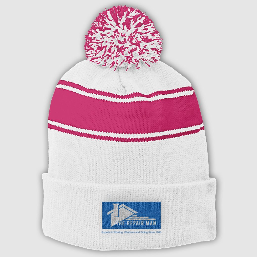 Embroidered beanie example