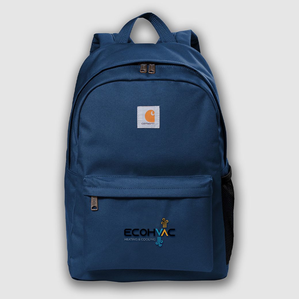 Embroidered backpack example