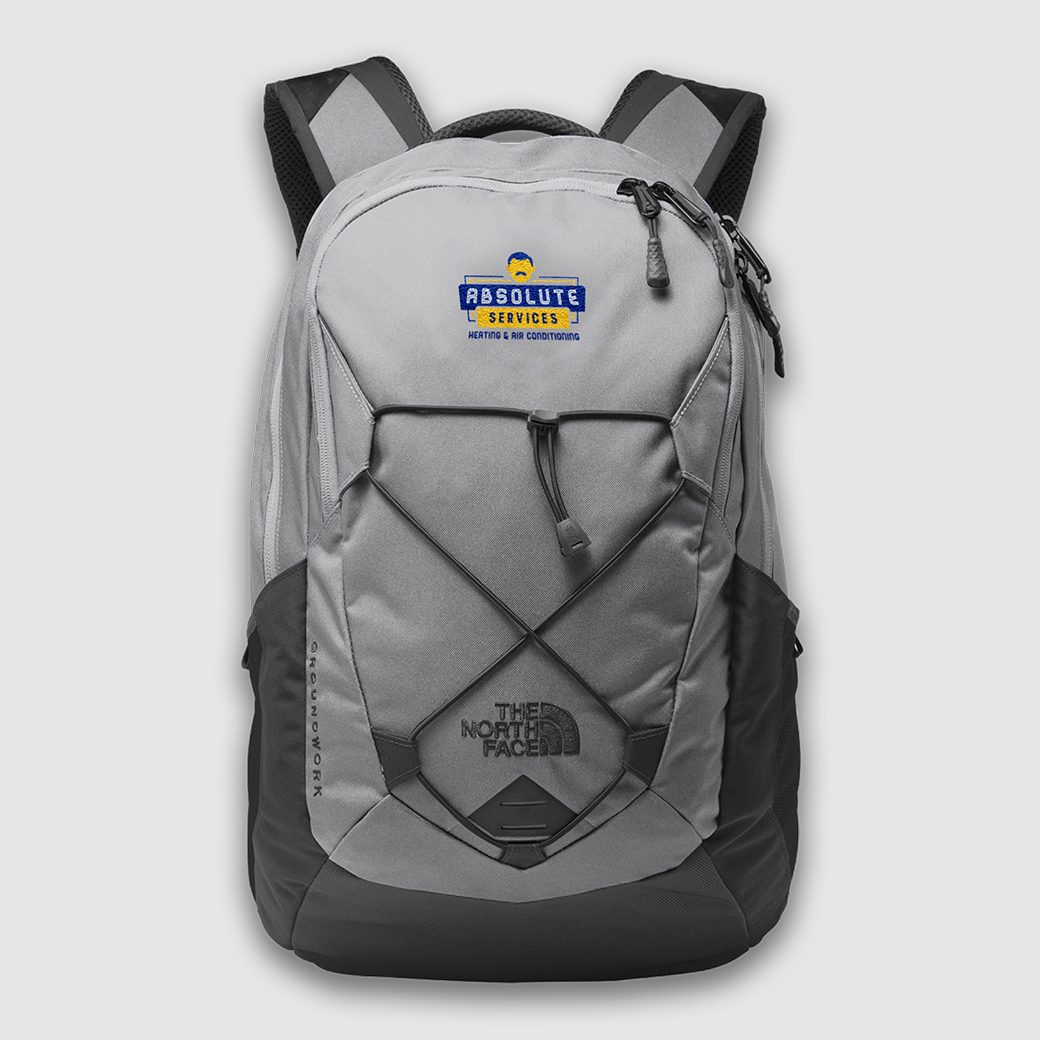 Embroidered backpack example