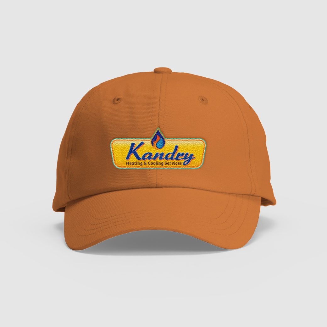 Embroidered hat sample