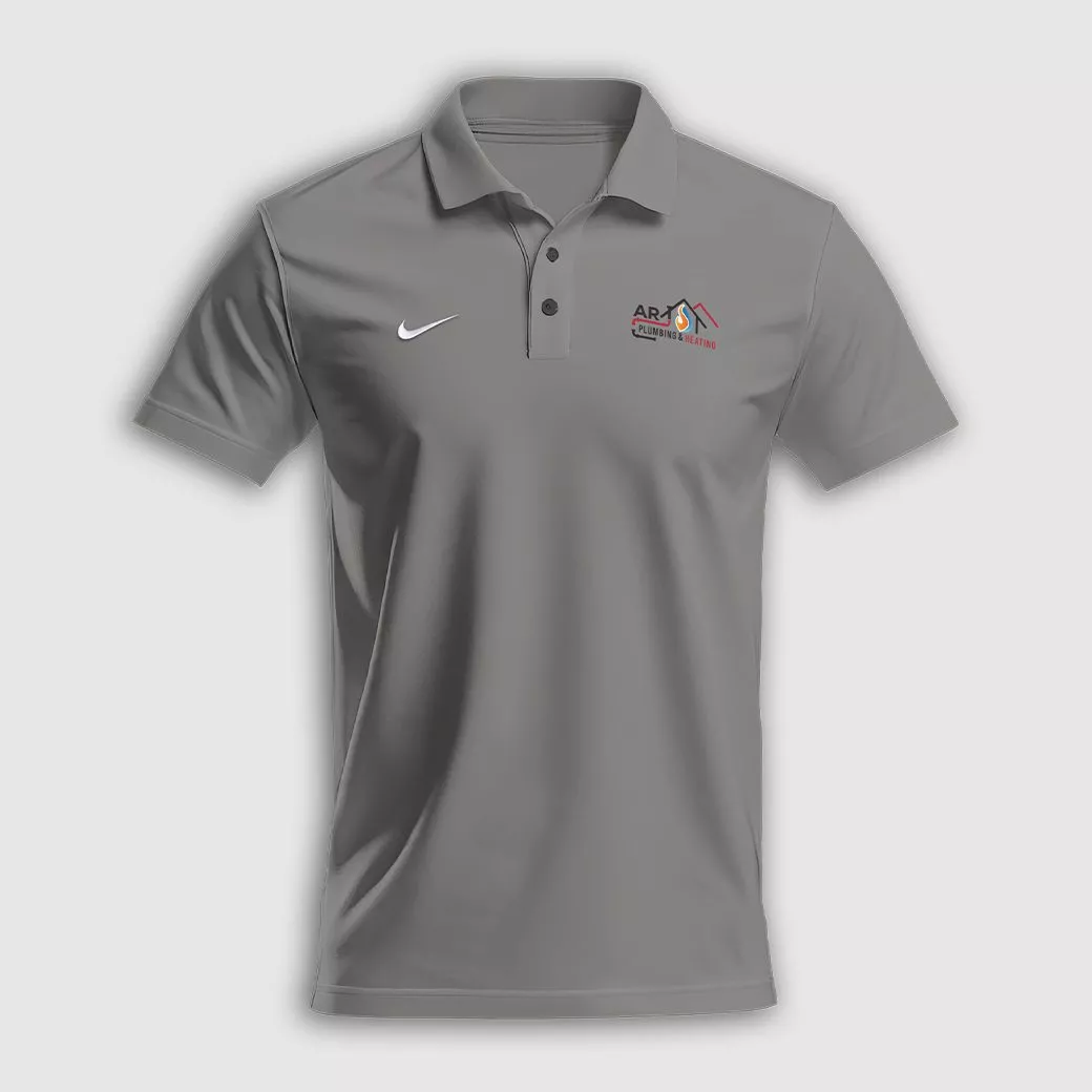 Embroidered polo sample