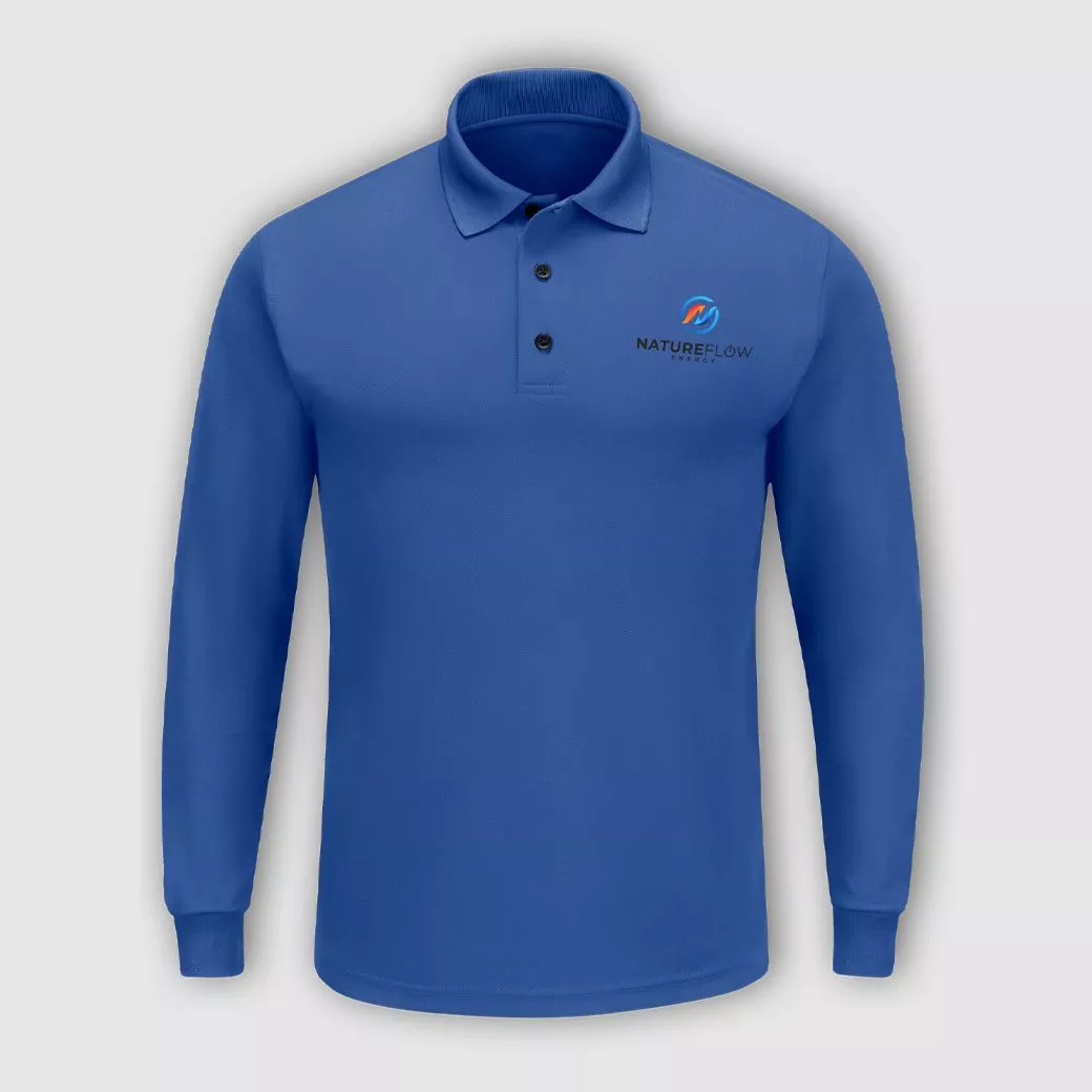 Embroidered polo sample