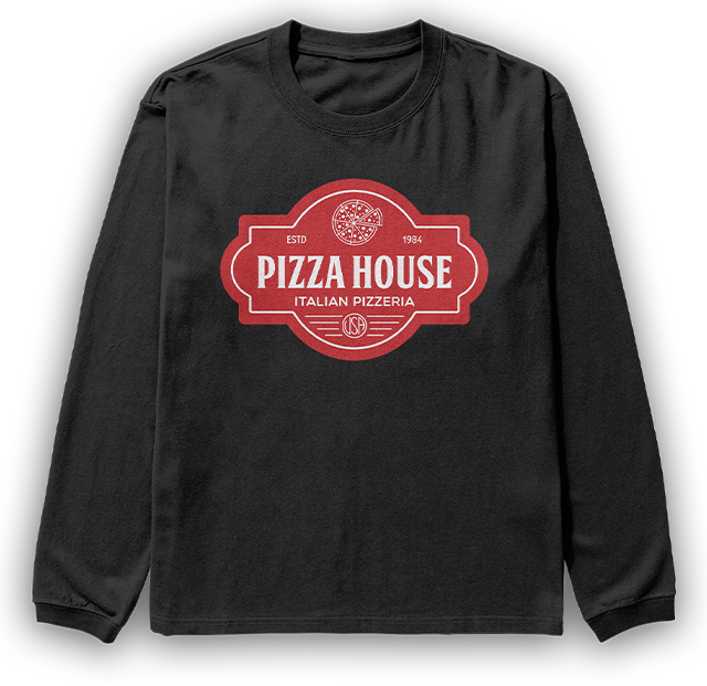 Long sleeve tee example